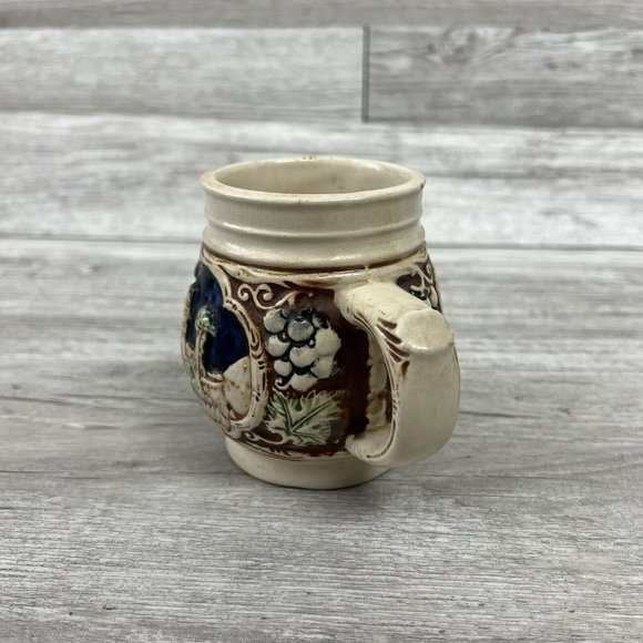 Vintage Gerzit GERZ West Germany Small Mug Pottery Coffee Cup - Picture 4 of 7
